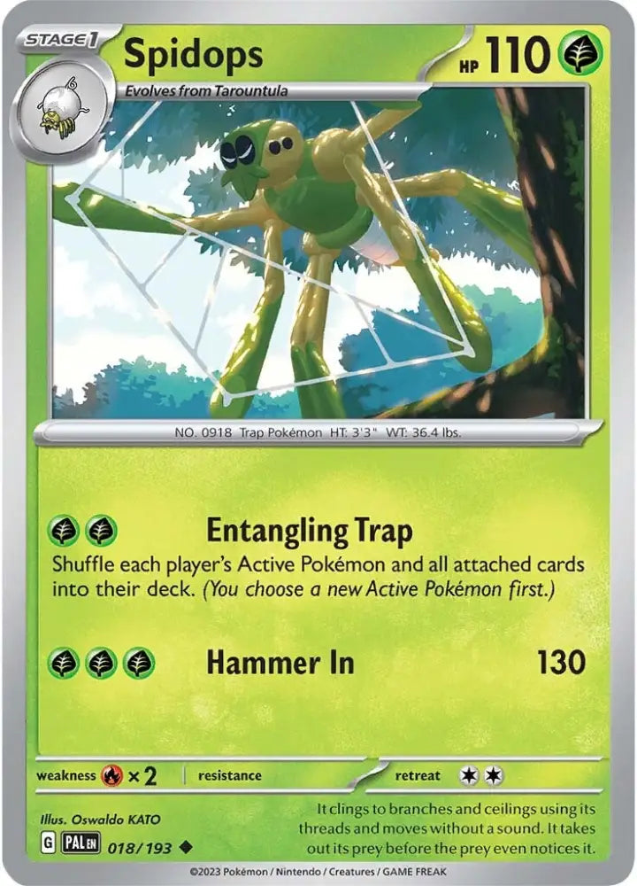 Spidops (018/193) [Scarlet & Violet: Paldea Evolved] - Pokemon Single