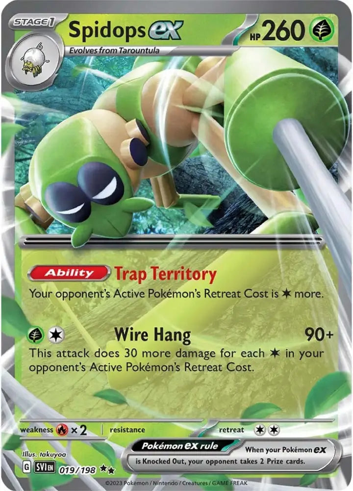 Spidops ex (019/198) [Scarlet & Violet: Base Set] - Pokemon Single
