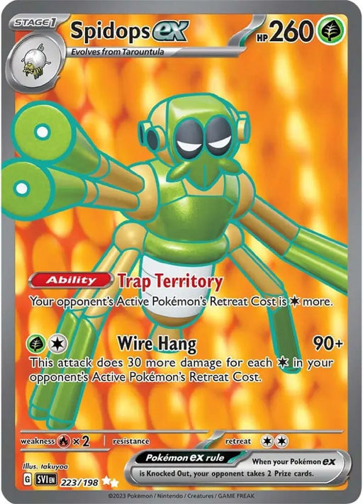 Spidops ex (223/198) [Scarlet & Violet: Base Set] - Pokemon Single