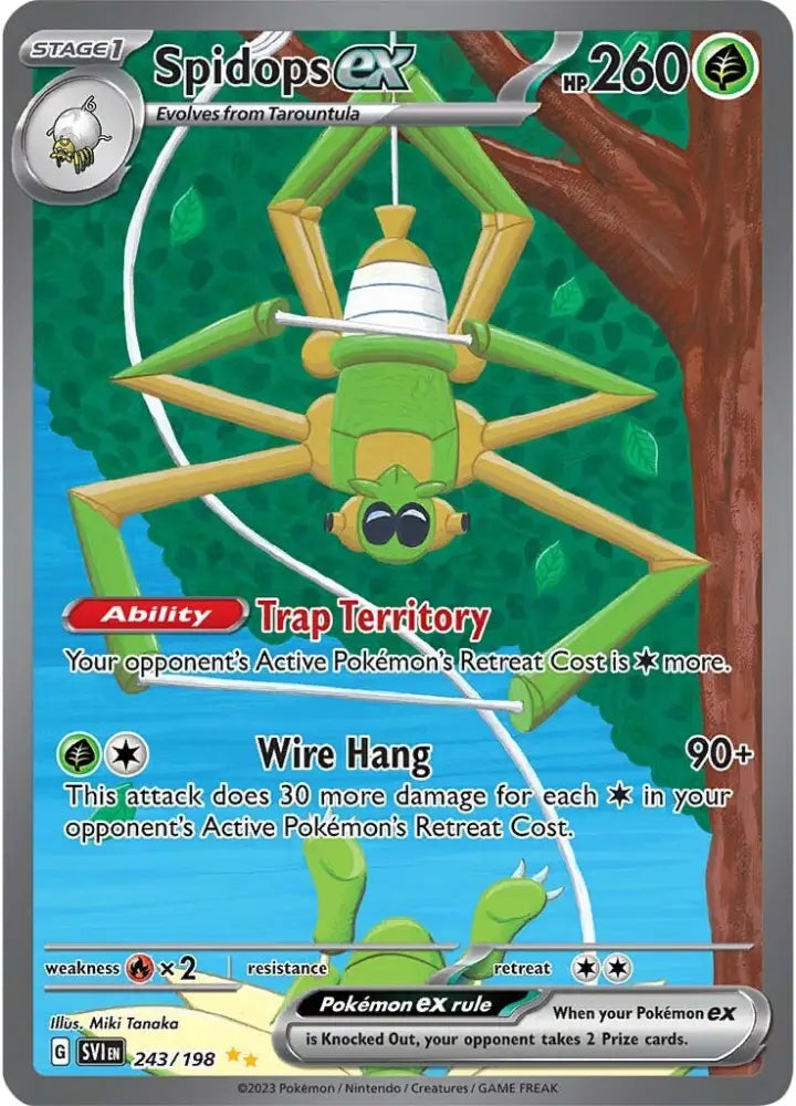 Spidops ex (243/198) [Scarlet & Violet: Base Set] - Pokemon Single