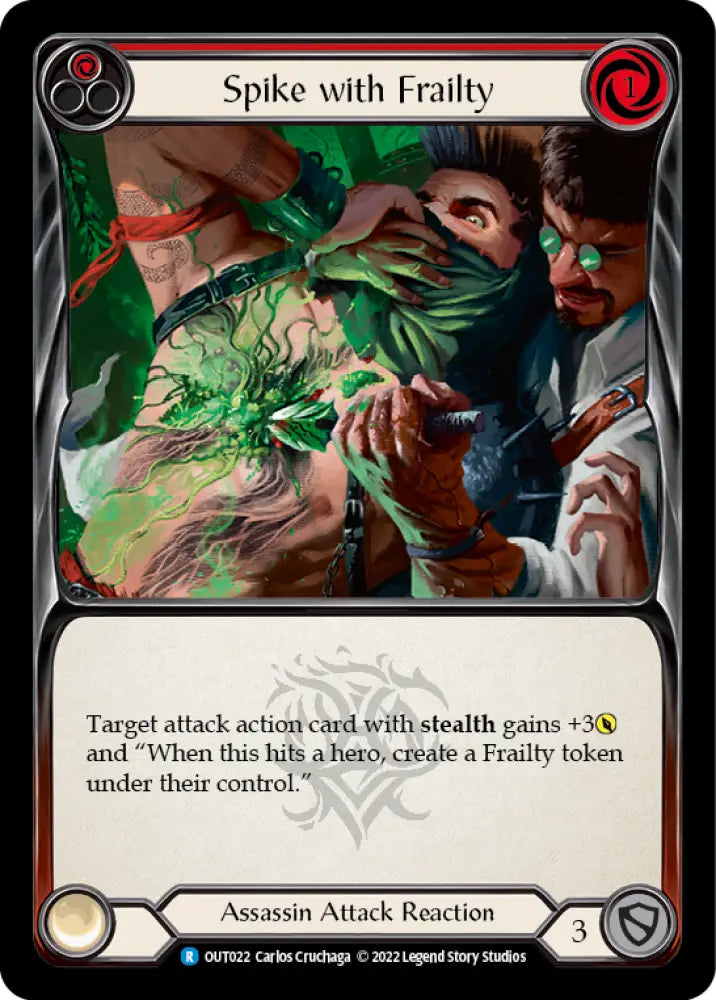 Spike with Frailty (Red) [Outsiders] - Flesh And Blood Single
