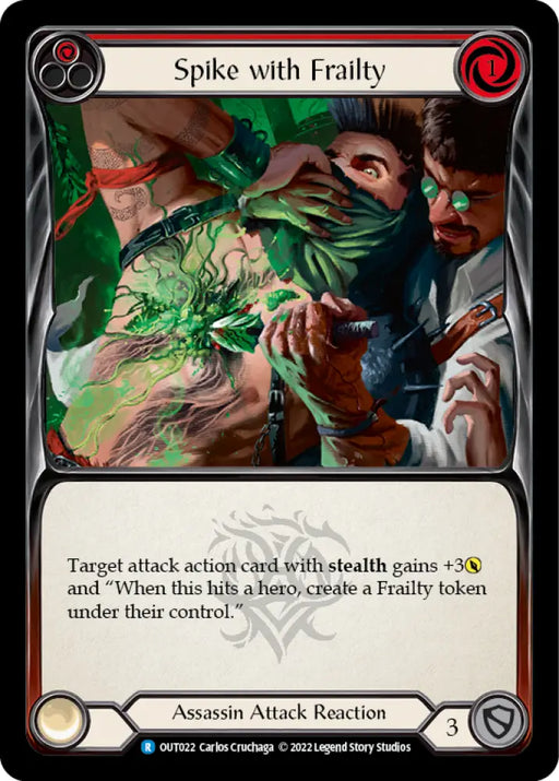 Spike with Frailty (Red) [Outsiders] - Flesh And Blood Single