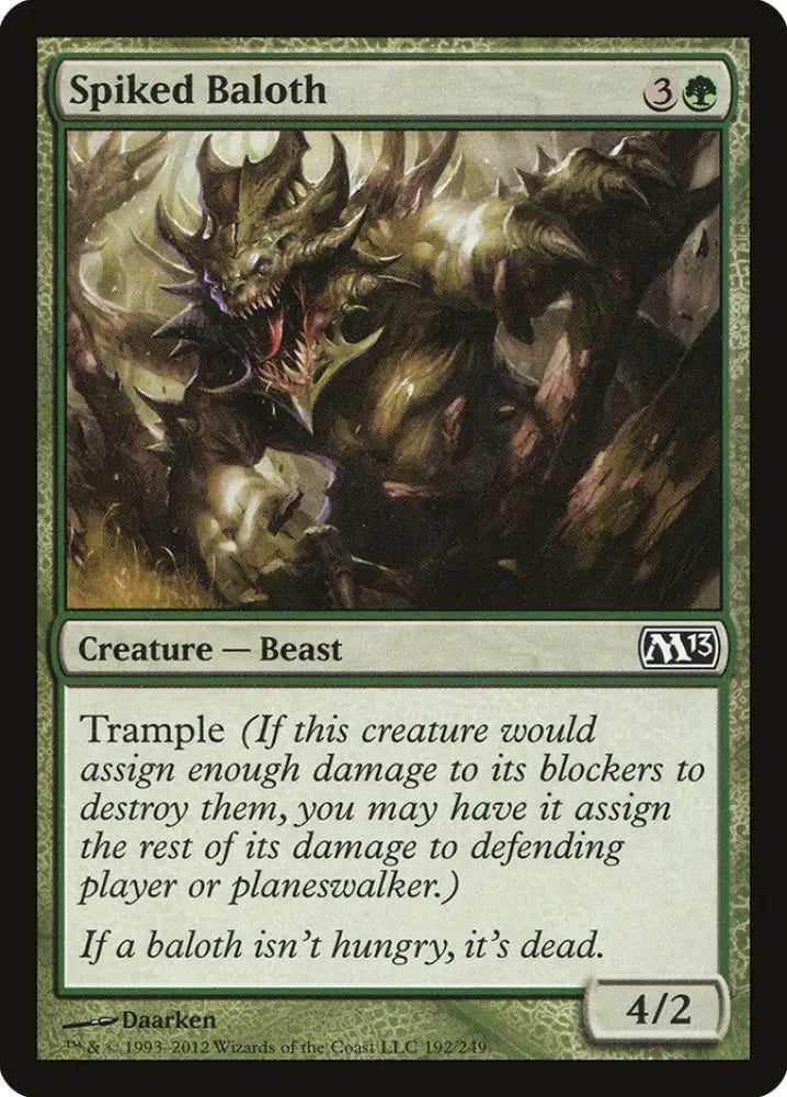 Spiked Baloth [Magic 2013] - MTG Single