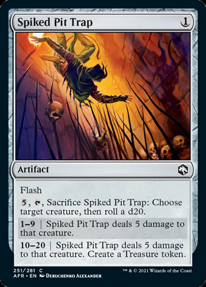 Spiked Pit Trap [Dungeons & Dragons: Adventures in the Forgotten Realms] - MTG Single