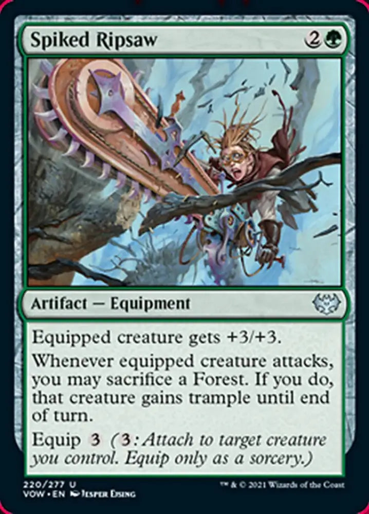Spiked Ripsaw [Innistrad: Crimson Vow] - MTG Single