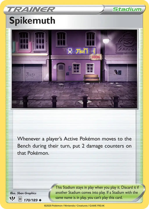 Spikemuth (170/189) [Sword & Shield: Darkness Ablaze] - Pokemon Single