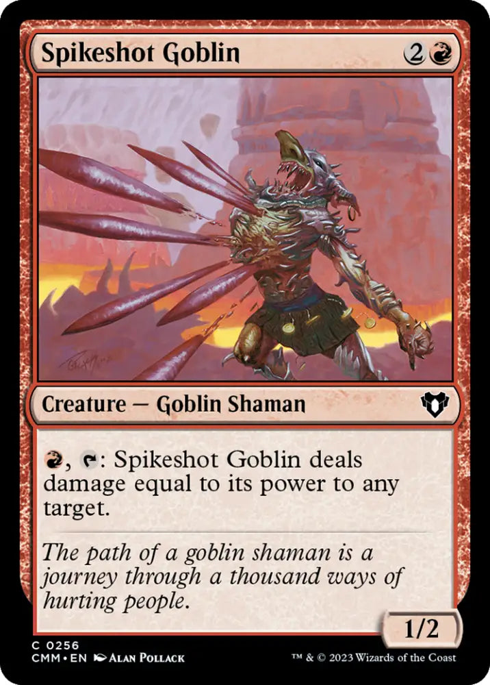 Spikeshot Goblin [Commander Masters] - MTG Single