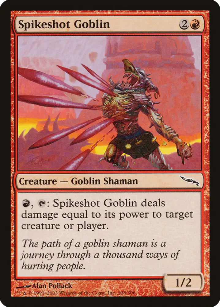 Spikeshot Goblin [Mirrodin] - MTG Single