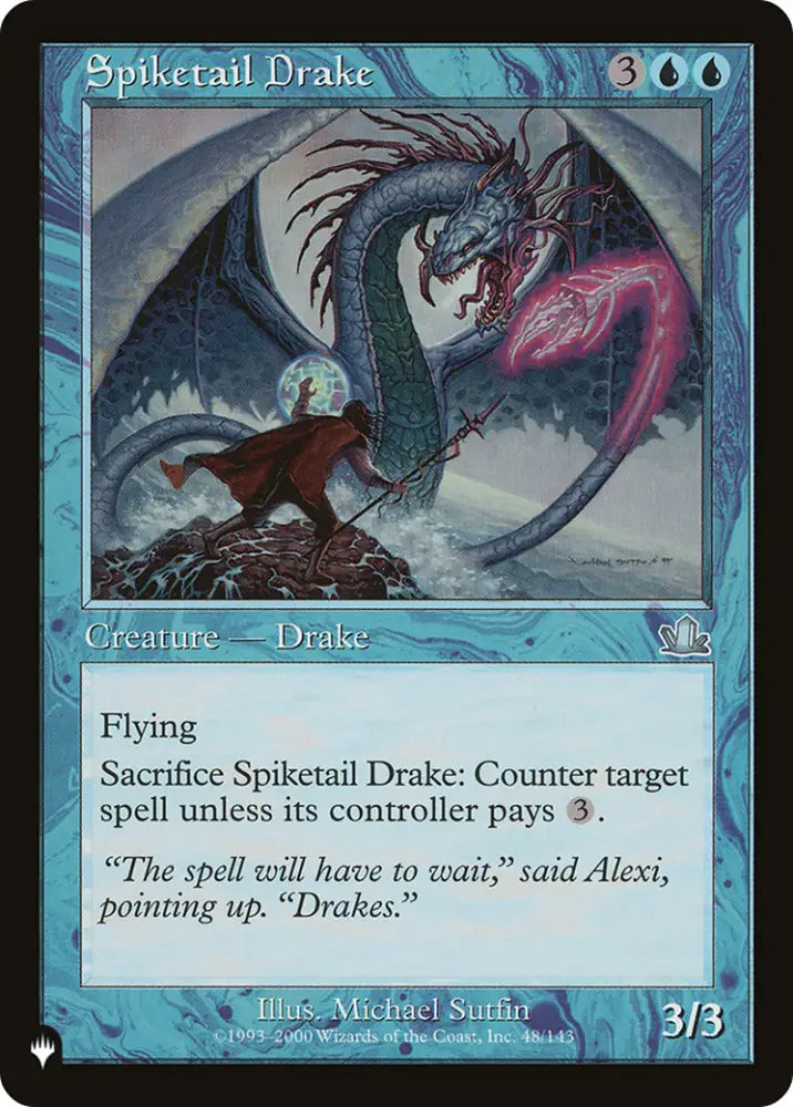 Spiketail Drake [The List] - MTG Single