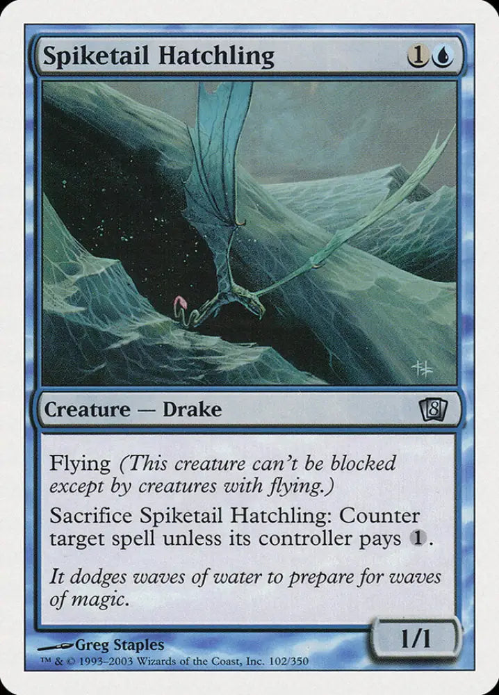 Spiketail Hatchling (102) [Eighth Edition] - MTG Single