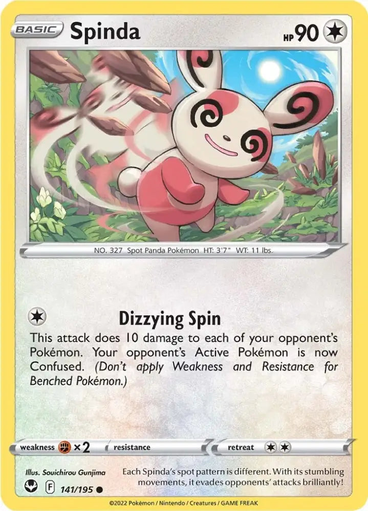 Spinda (141/195) [Sword & Shield: Silver Tempest] - Pokemon Single