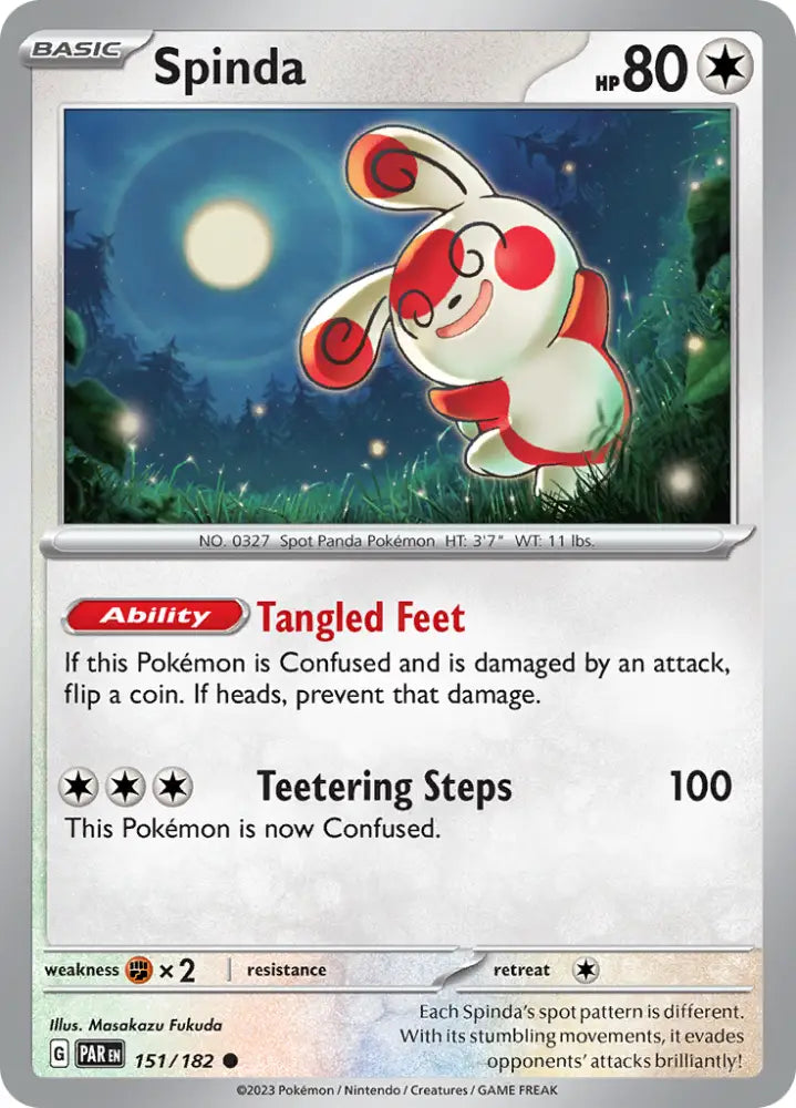 Spinda (151/182) [Scarlet & Violet: Paradox Rift] - Pokemon Single