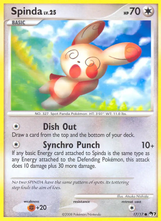 Spinda (17/17) [POP Series 7] - Pokemon Single