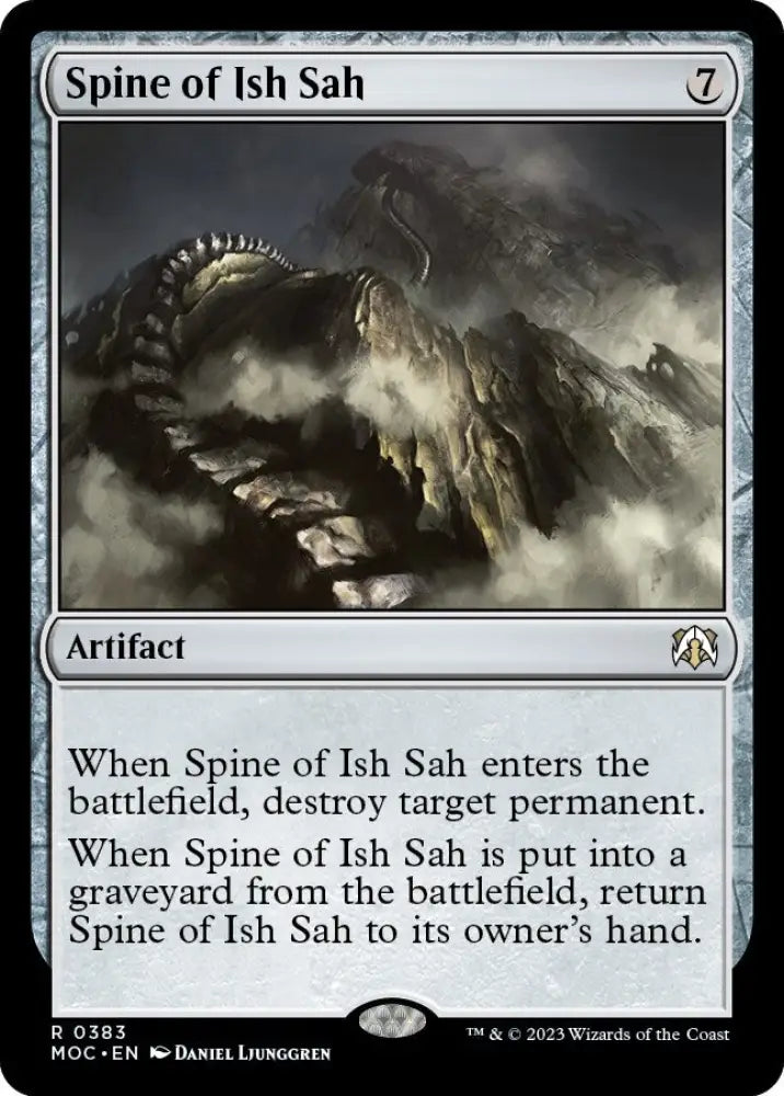 Spine of Ish Sah [March of the Machine Commander] - MTG Single