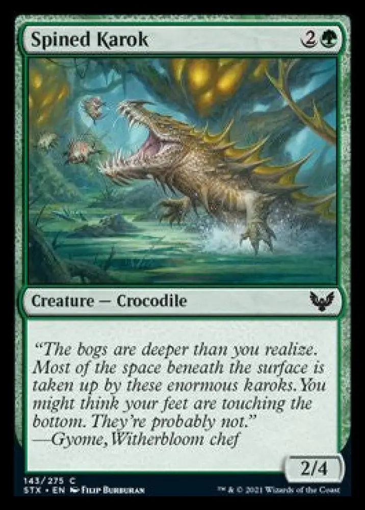 Spined Karok [Strixhaven: School of Mages] - MTG Single