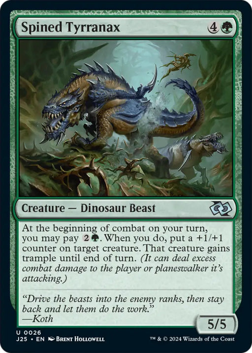 Spined Tyrranax [Foundations Jumpstart] - MTG Single