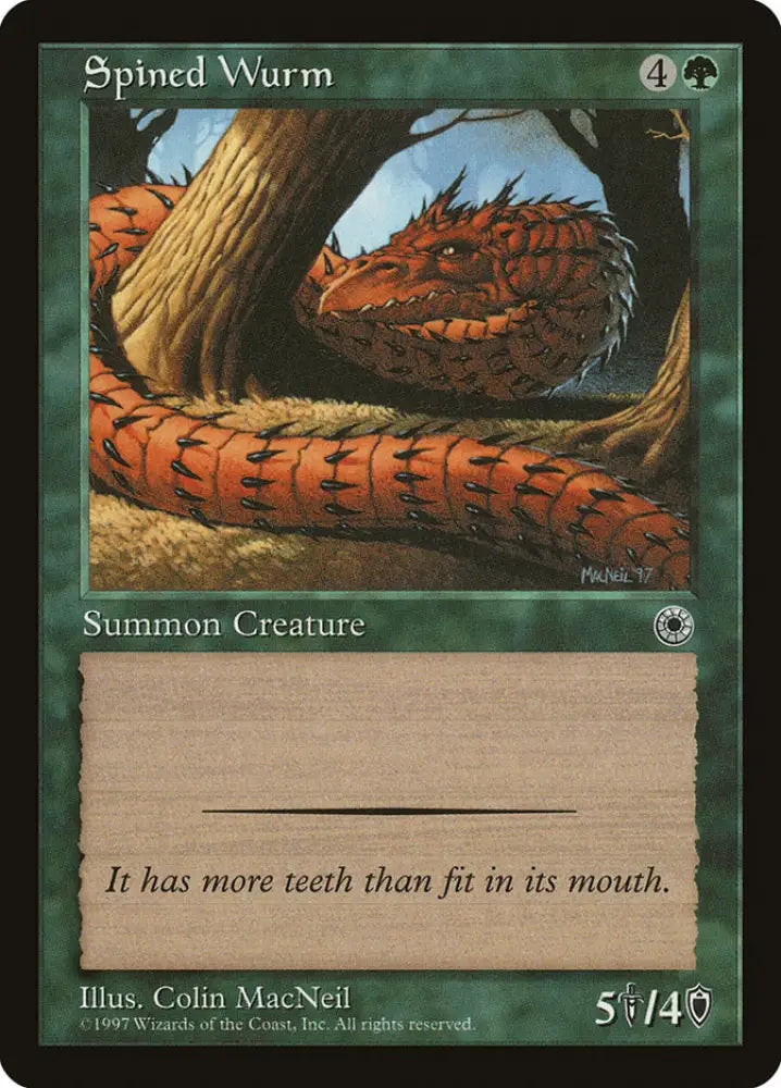 Spined Wurm [Portal] - MTG Single