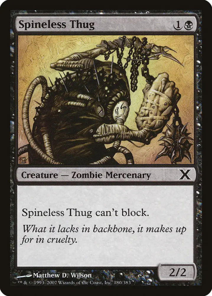 Spineless Thug [Tenth Edition] - MTG Single