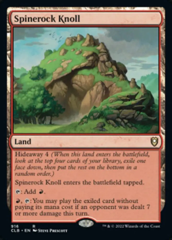 Spinerock Knoll [Commander Legends: Battle for Baldur’s Gate] - MTG Single
