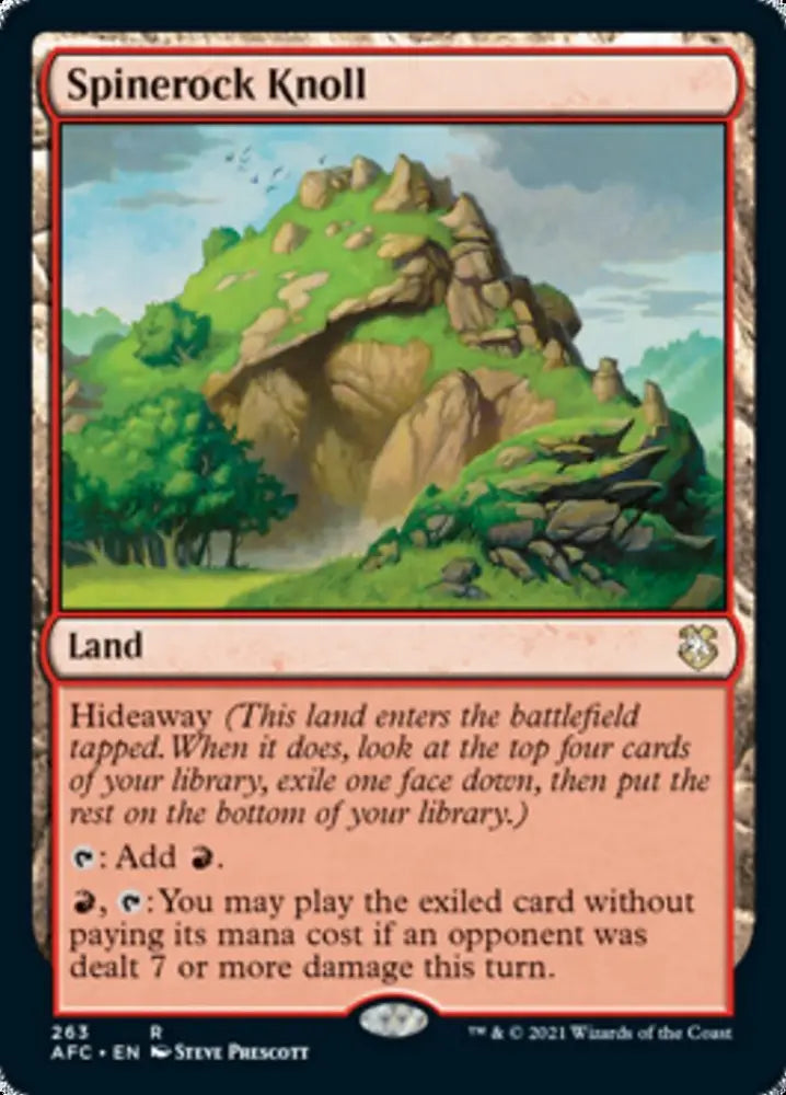 Spinerock Knoll [Dungeons & Dragons: Adventures in the Forgotten Realms Commander] - MTG Single