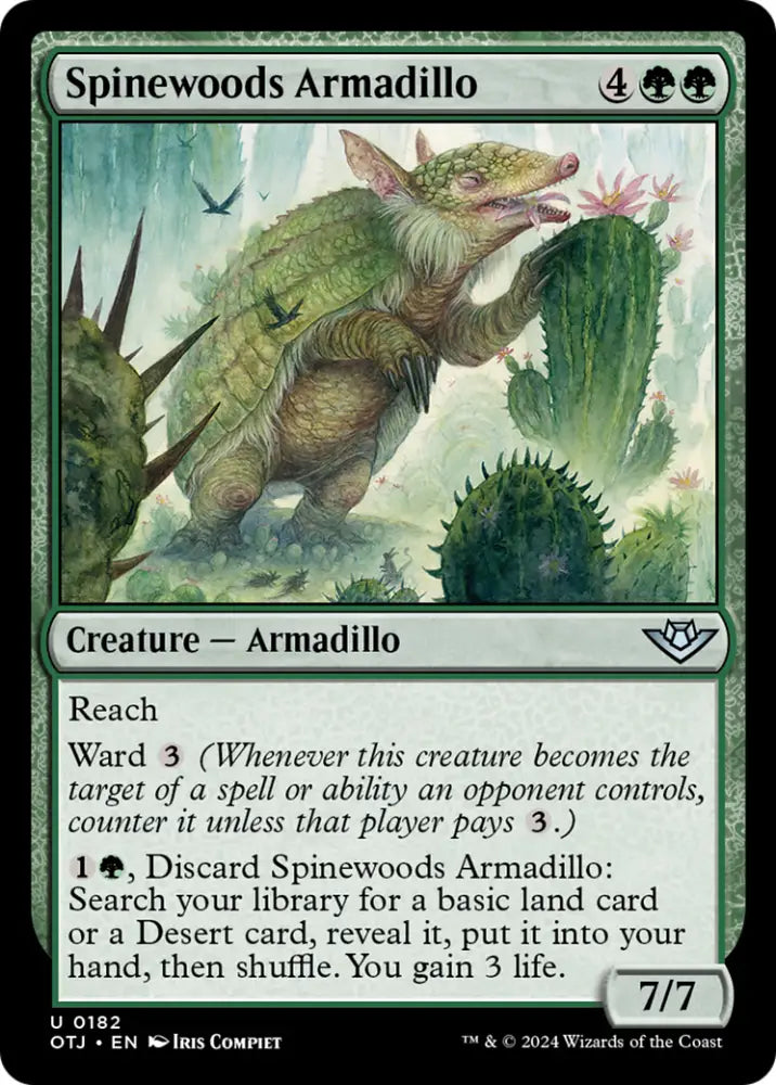 Spinewoods Armadillo [Outlaws of Thunder Junction] - MTG Single