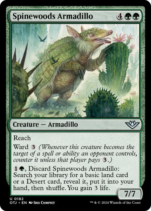 Spinewoods Armadillo [Outlaws of Thunder Junction] - MTG Single