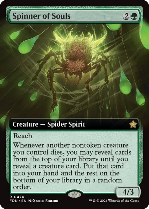 Spinner of Souls (Extended Art) [Foundations] - MTG Single