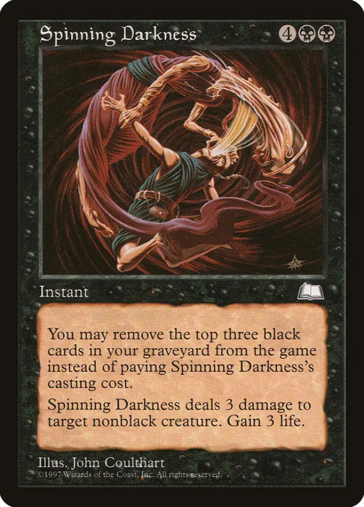 Spinning Darkness [Weatherlight] - MTG Single