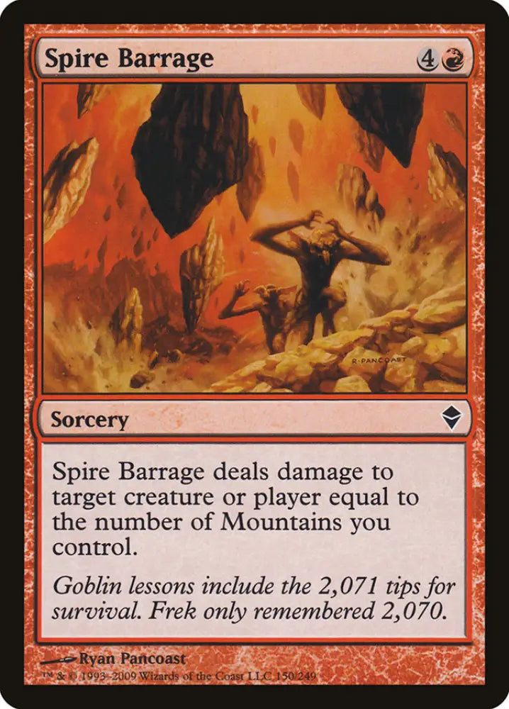 Spire Barrage [Zendikar] - MTG Single