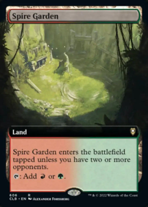 Spire Garden (Extended Art) [Commander Legends: Battle for Baldur’s Gate] - MTG Single