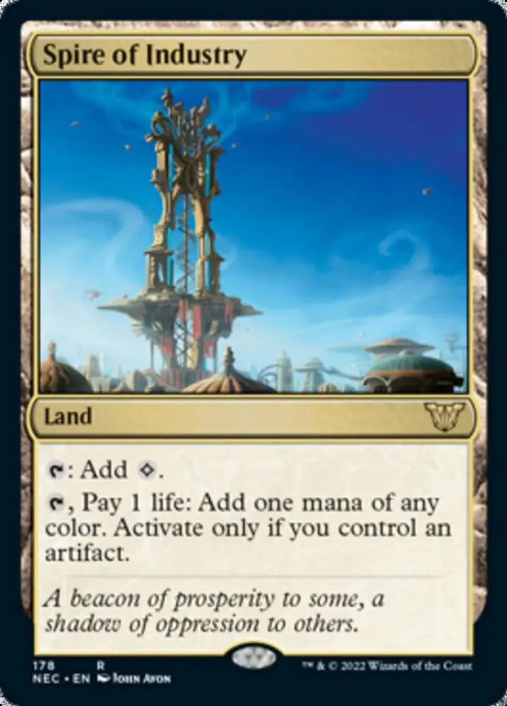Spire of Industry [Kamigawa: Neon Dynasty Commander] - MTG Single