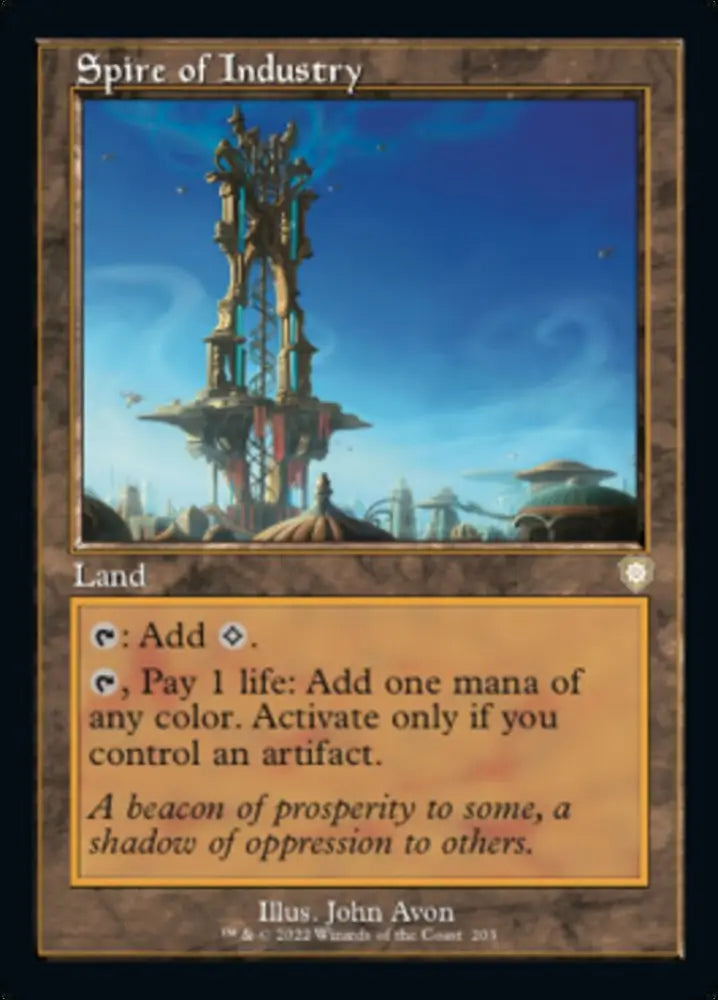 Spire of Industry (Retro) [The Brothers’ War Commander] - MTG Single