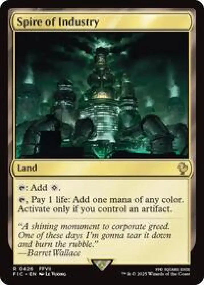 Spire of Industry (Surge Foil) (426) [Final Fantasy Commander]
