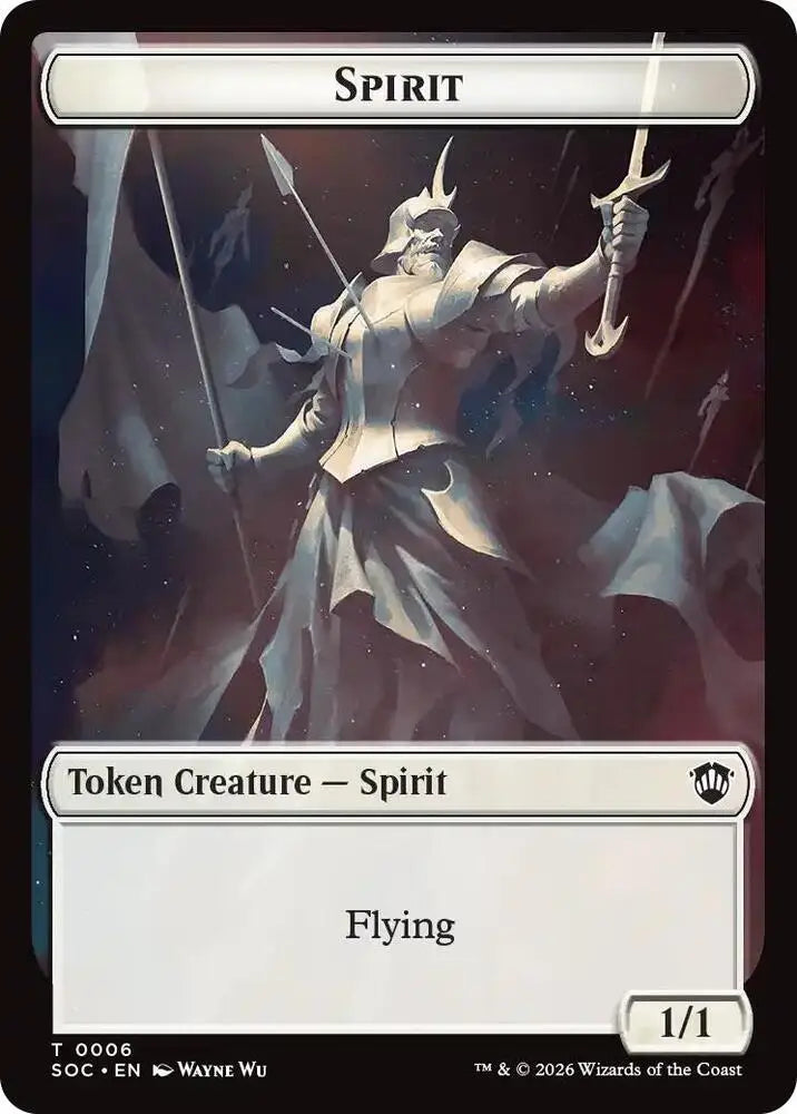 Spirit (0006) // Illusion Double-Sided Token (6 // 7) [Secrets of Strixhaven Commander]