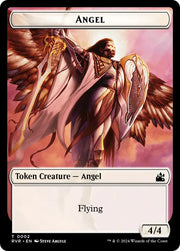 Spirit (0018) // Angel (0002) Double-Sided Token [Ravnica Remastered Tokens] - MTG Single