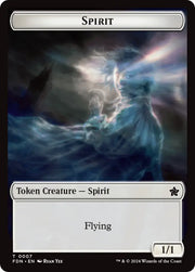 Spirit // Cat (0001) Doubled-Sided Token [Foundations Tokens] - MTG Single