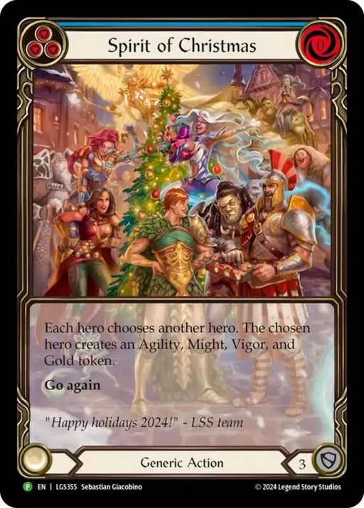 Spirit of Christmas (Cold Foil) [LGS355] (Promo) Cold Foil - Flesh And Blood Single