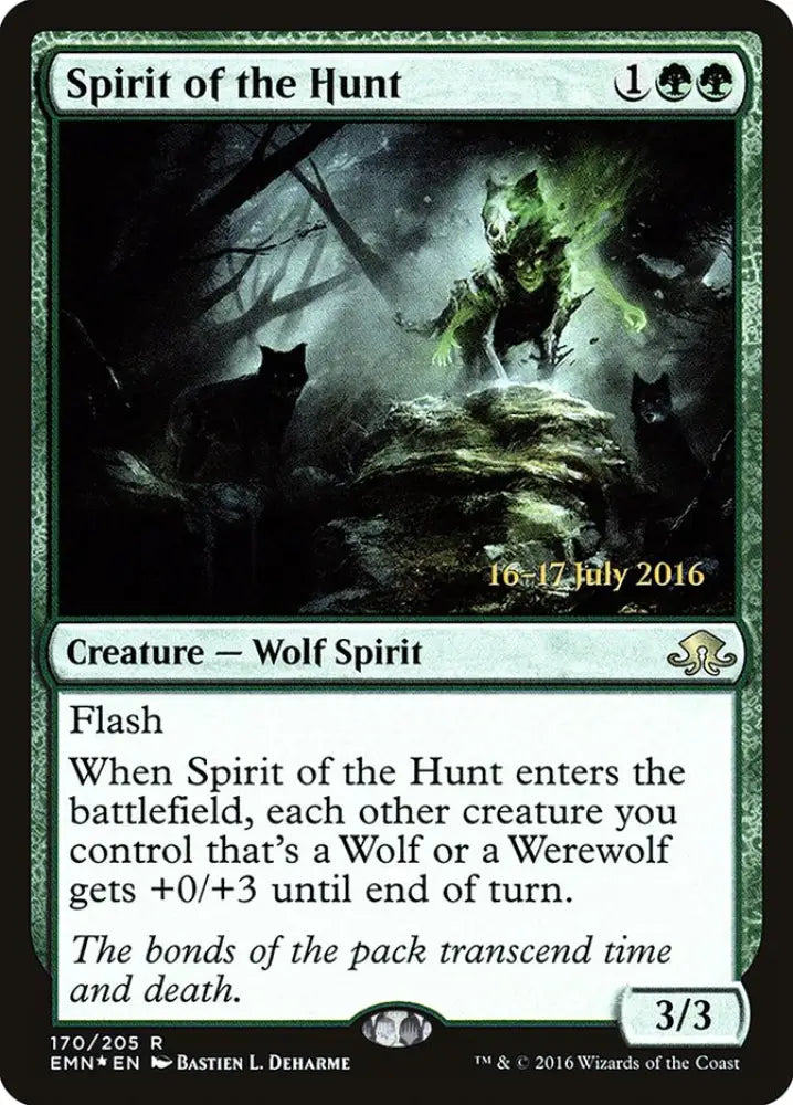 Spirit of the Hunt [Eldritch Moon Prerelease Promos] - MTG Single