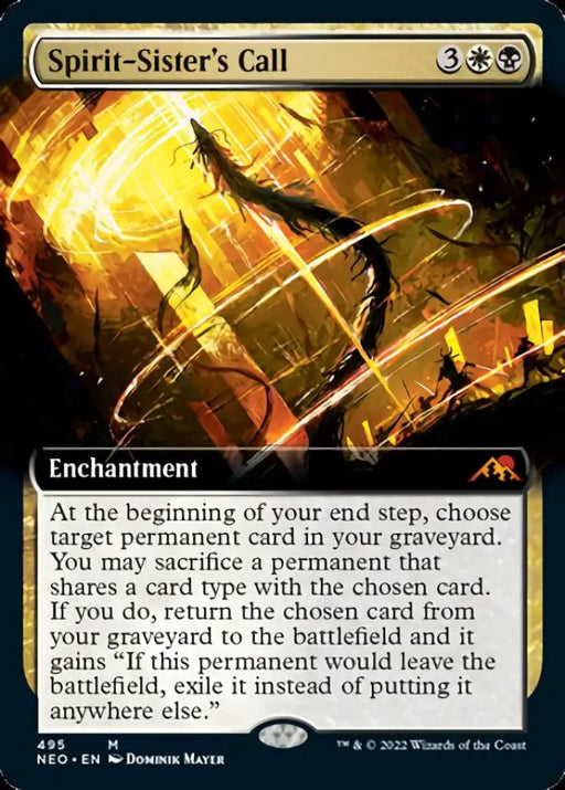 Spirit-Sister’s Call (Extended Art) [Kamigawa: Neon Dynasty] - MTG Single
