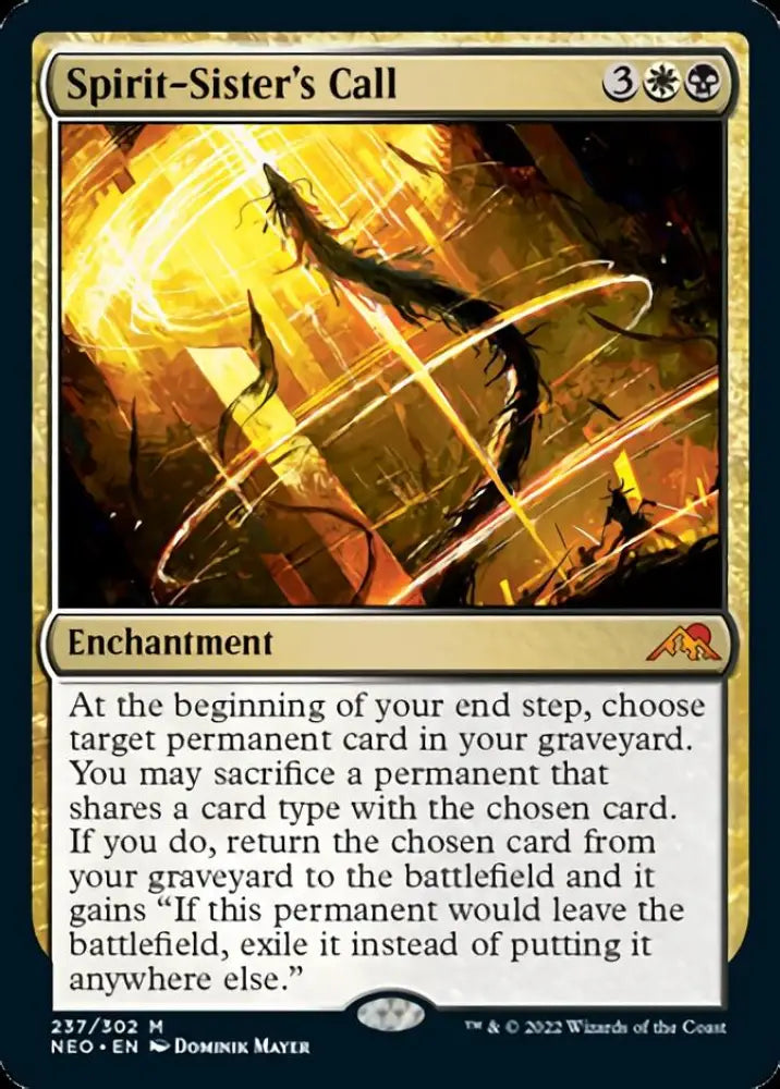 Spirit-Sister’s Call [Kamigawa: Neon Dynasty] - MTG Single