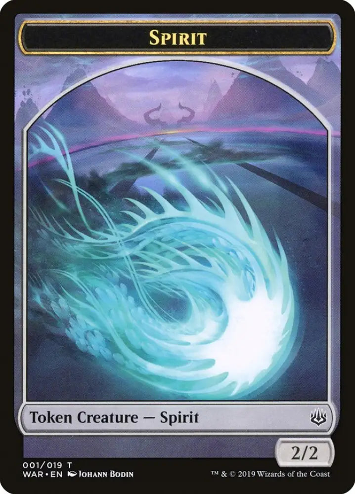 Spirit Token [War of the Spark Tokens] - MTG Single