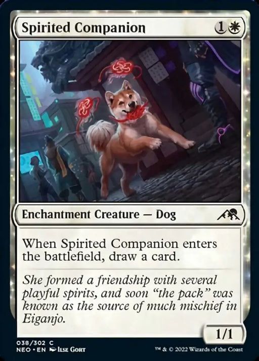 Spirited Companion [Kamigawa: Neon Dynasty] - MTG Single