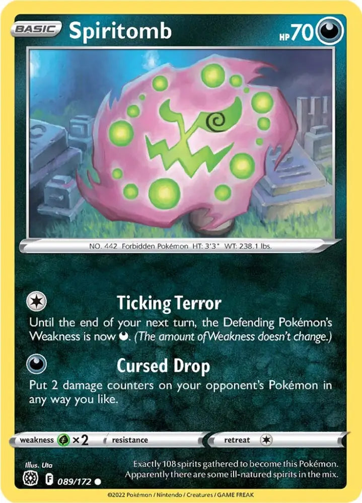 Spiritomb (089/172) [Sword & Shield: Brilliant Stars] - Pokemon Single