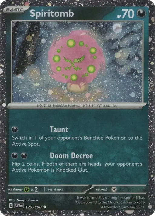 Spiritomb (129/198) (Cosmo Holo) [Scarlet & Violet: Black Star Promos] - Pokemon Single