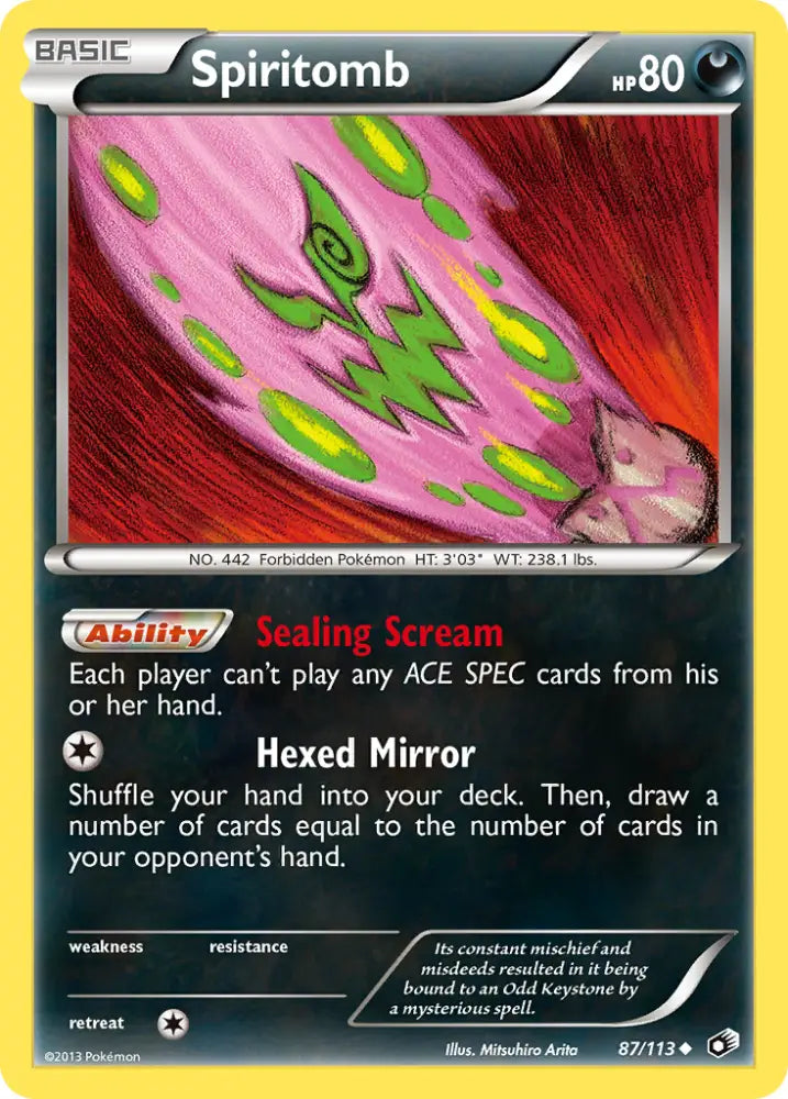 Spiritomb (87/113) [Black & White: Legendary Treasures] - Pokemon Single