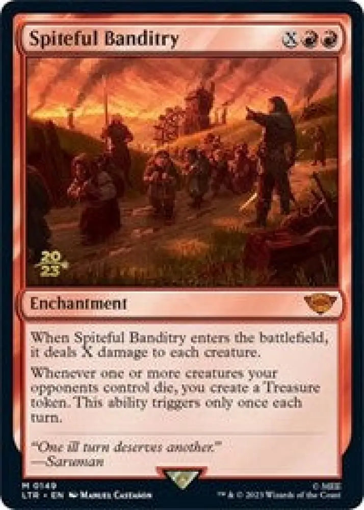 Spiteful Banditry (149) [Prerelease Cards]