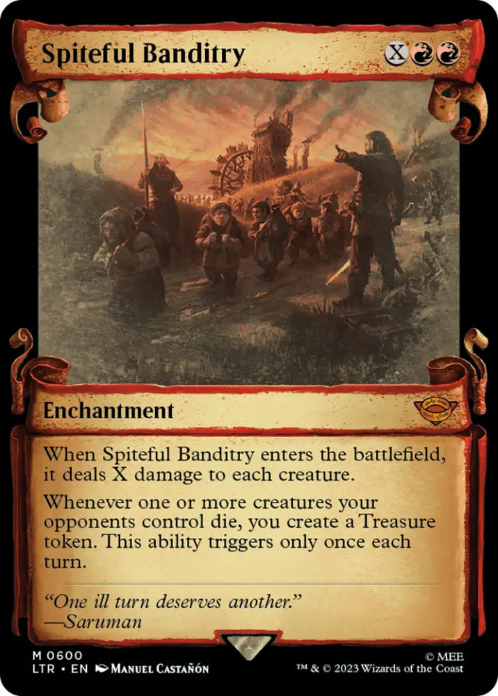 Spiteful Banditry [The Lord of the Rings: Tales of Middle-Earth Showcase Scrolls] - MTG Single