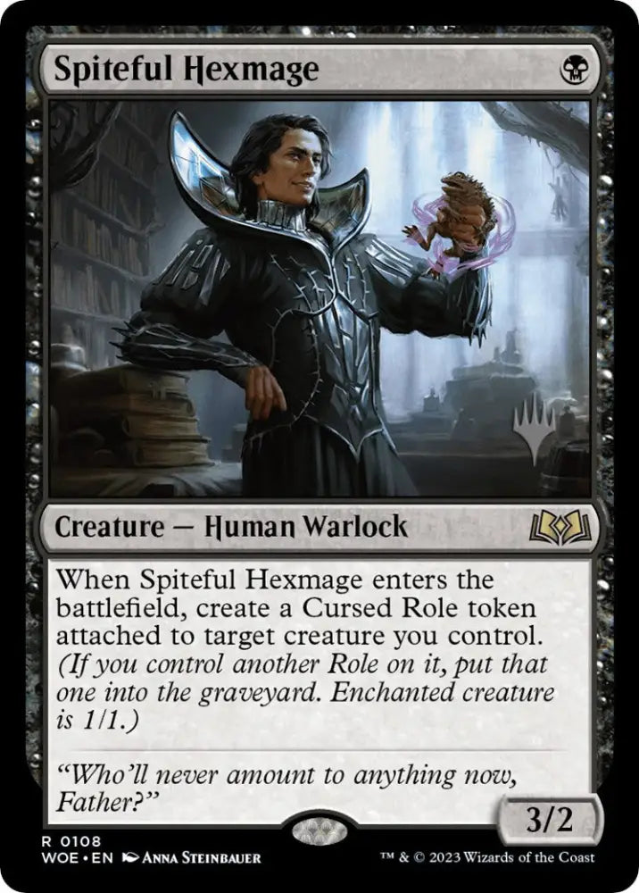 Spiteful Hexmage (Promo Pack) [Wilds of Eldraine Promos] - MTG Single