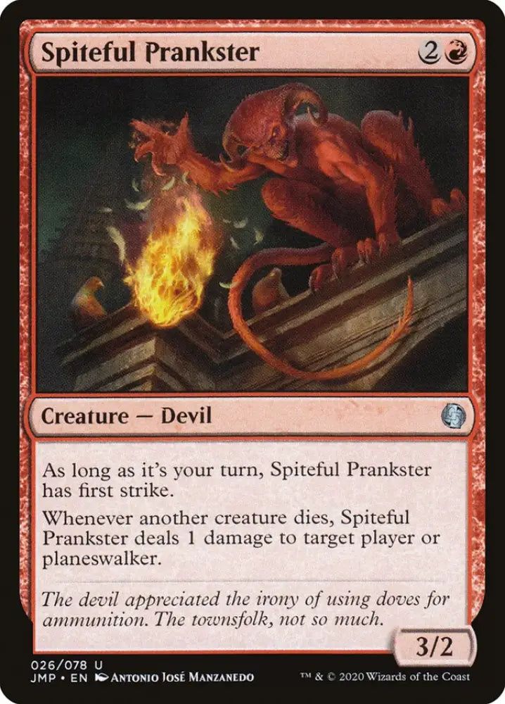 Spiteful Prankster [Jumpstart] - MTG Single