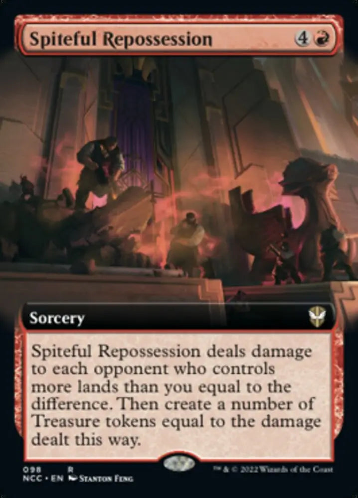 Spiteful Repossession (Extended Art) [Streets of New Capenna Commander] - MTG Single